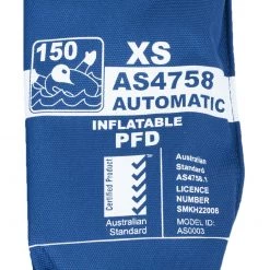 Hutchwilco Inflatable Life Jacket 100N Navy Youth/Adult XS -Hutchwilco Official Store 152562 4 n